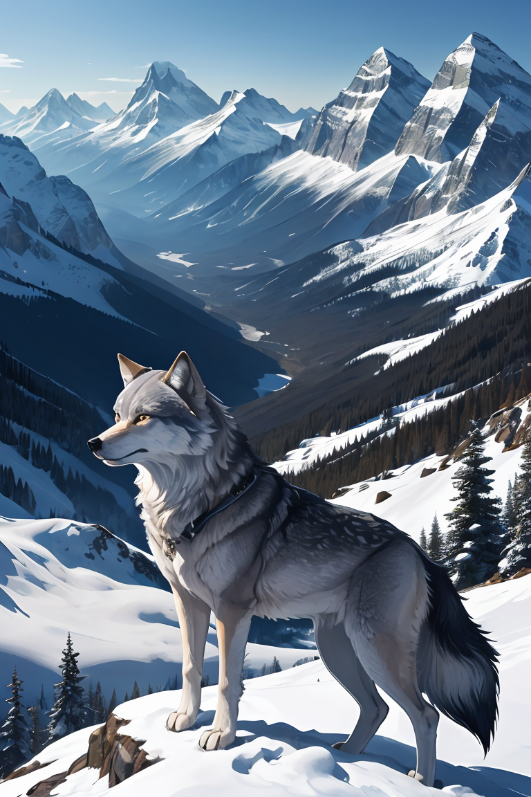 404380-2900439886-(Masterpiece, best quality_1.2),mountaintop wolf looking at the mountains,unique composition,.png